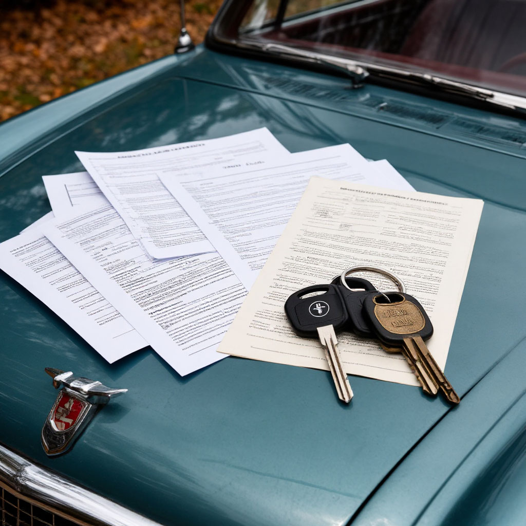 Essential paperwork for buying classic cars legally