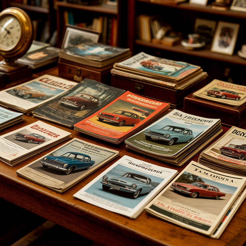 The Hunt for Rare Vintage Car Memorabilia